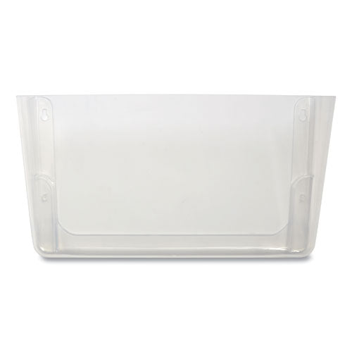 Unbreakable Plastic Wall File, Letter Size, Clear