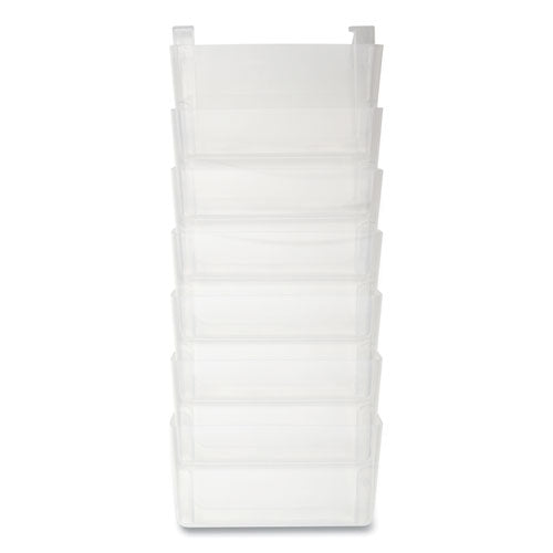 Unbreakable Plastic Wall File, 7 Sections, Letter Size, Clear