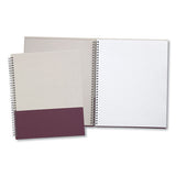 Wirebound Hardcover Notebook, 1 Subject, Narrow Rule, Gray-purple Cover, 11 X 8.5, 80 Sheets