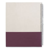 Wirebound Hardcover Notebook, 1 Subject, Narrow Rule, Gray-purple Cover, 11 X 8.5, 80 Sheets