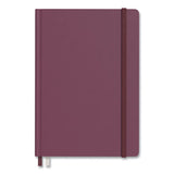 Hardcover Business Journal, Narrow Rule, Purple Cover, 8 X 5.5, 96 Sheets