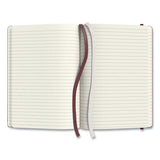 Hardcover Business Journal, Narrow Rule, Purple Cover, 8 X 5.5, 96 Sheets