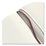 Hardcover Business Journal, Narrow Rule, Purple Cover, 8 X 5.5, 96 Sheets