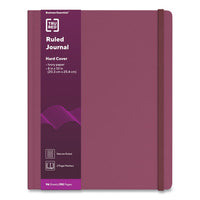 Hardcover Business Journal, Narrow Rule, Purple Cover, 10 X 8, 96 Sheets