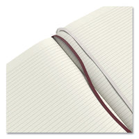 Hardcover Business Journal, Narrow Rule, Purple Cover, 10 X 8, 96 Sheets