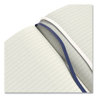 Hardcover Business Journal, Narrow Rule, Blue Cover, 8 X 5.5, 96 Sheets