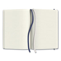 Hardcover Business Journal, Narrow Rule, Blue Cover, 8 X 5.5, 96 Sheets