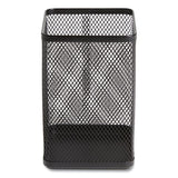 Wire Mesh Jumbo Pencil Holder, 4.33 X 4.33 X 6.69, Black