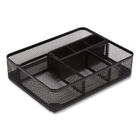 Mesh Drawer Organizer, 7 Compartment, 9.76 X 7.48 X 2.68, Black