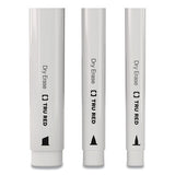 Dry Erase Marker, Pen-style, Extra-fine Bullet Tip, Black, Dozen