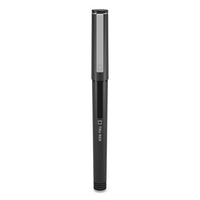 Roller Ball Pen, Stick, Fine 0.5 Mm, Black Ink, Black Barrel, Dozen