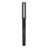 Roller Ball Pen, Stick, Fine 0.5 Mm, Black Ink, Black Barrel, Dozen