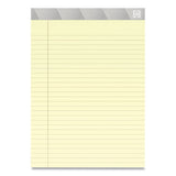 Notepads, Wide-legal Rule, Canary Sheets, 8.5 X 11.75, 50 Sheets, 12-pack