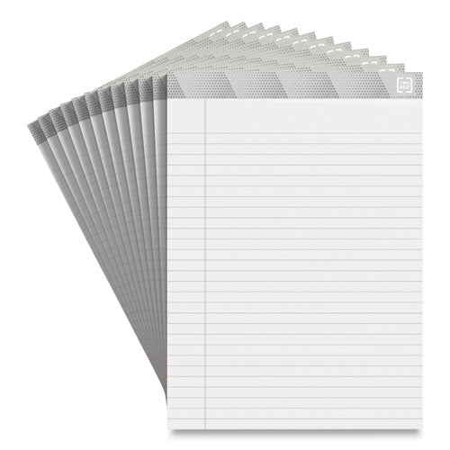 Notepads, Wide-legal Rule, White Sheets, 8.5 X 11.75, 50 Sheets, 12-pack