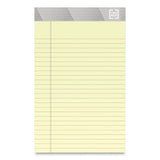 Notepads, Narrow Rule, Canary Sheets, 5 X 8, 50 Sheets, 12-pack