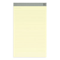 Notepads, Wide-legal Rule, Canary Sheets, 8.5 X 14, 50 Sheets, 12-pack
