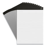 Notepads, Wide-legal Rule, White Sheets, 8.5 X 11.75, 50 Sheets, 12-pack