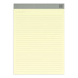 Notepads, Wide-legal Rule, Canary Sheets, 8.5 X 11.75, 50 Sheets, 12-pack