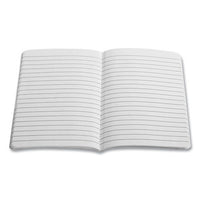Pocket Journal, Narrow Rule, Black-charcoal-red Cover, 3.5 X 5.5, 48 Sheets, 3-pack
