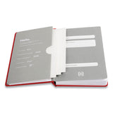 Medium Starter Journal, Narrow Rule, Red Cover, 5 X 8, 192 Sheets