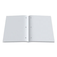 Wireless One-subject Notebook, Quadrille Rule, Green Cover, 11 X 8.5, 80 Sheets