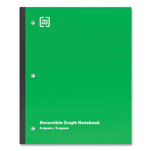 Wireless One-subject Notebook, Quadrille Rule, Green Cover, 11 X 8.5, 80 Sheets