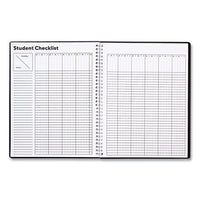 Weekly Teacher Planner, 11 X 8.5, Black Poly Cover, Undated