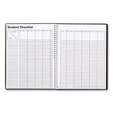 Weekly Teacher Planner, 11 X 8.5, Black Poly Cover, Undated