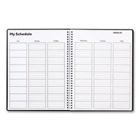 Weekly Teacher Planner, 11 X 8.5, Black Poly Cover, Undated