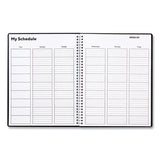 Weekly Teacher Planner, 11 X 8.5, Black Poly Cover, Undated