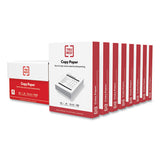 Copy Paper, 92 Bright, 20 Lb, 8.5 X 11, 500 Sheets-ream, 8 Reams-carton