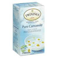 Tea Bags, Pure Camomile, 1.76 Oz, 25-box