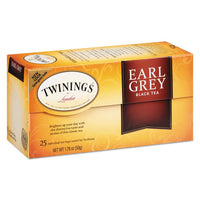 Tea Bags, Earl Grey, 1.76 Oz, 25-box