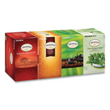 Tea K-cups, Assorted, 0.11 Oz K-cups, 24-box, 4 Boxes-carton