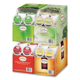 Tea K-cups, Assorted, 0.11 Oz K-cups, 24-box, 4 Boxes-carton