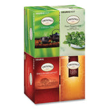 Tea K-cups, Assorted, 0.11 Oz K-cups, 24-box, 4 Boxes-carton