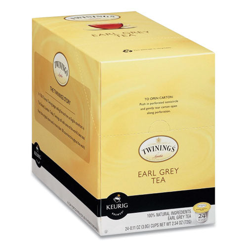 Tea K-cups, Earl Grey, 0.11 Oz K-cups, 24-box