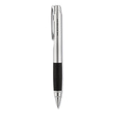 Jetstream Premier Roller Ball Pen, Retractable, Bold 1 Mm, Black Ink, Silver Barrel