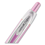 Signo 207 City Of Hope Edition Gel Pen, Retractable, Bold 1 Mm, Black Ink, Pink Barrel, Dozen