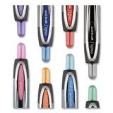 Signo 207 Gel Pen, Retractable, Medium 0.7 Mm, Black Ink, Translucent Black Barrel, 8-pack