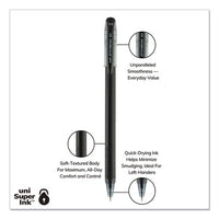 Jetstream 101 Roller Ball Pen, Stick, Bold 1 Mm, Black Ink, Black Barrel, Dozen