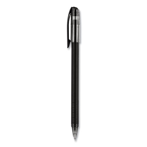 Jetstream 101 Roller Ball Pen, Stick, Bold 1 Mm, Black Ink, Black Barrel, Dozen
