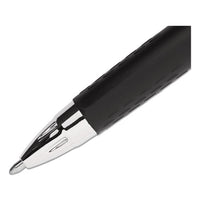 Signo 207 Retractable Gel Pen, Bold 1mm, Blue Ink, Black-blue Barrel, Dozen