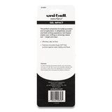 Impact Bold Stick Gel Pen, 1mm, Assorted Marvelous Metallic Ink-barrel, 3-set