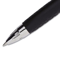 Signo 207 Retractable Gel Pen Value Pack, 0.7mm, Black Ink, Tran Black Barrel, 36bx