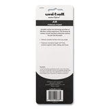 Air Porous Gel Pen, Stick, Medium 0.7 Mm, Black Ink, Black Barrel, 3-pack