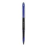 Air Porous Gel Pen, Stick, Medium 0.7 Mm, Blue Ink, Black-blue Barrel, 3-pack