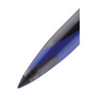 Air Porous Gel Pen, Stick, Medium 0.7 Mm, Blue Ink, Black-blue Barrel, 3-pack