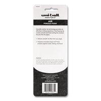 Air Porous Gel Pen, Stick, Medium 0.7 Mm, Blue Ink, Black-blue Barrel, 3-pack