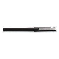 Stick Roller Ball Pen, Micro 0.5mm, Blue Ink, Black Barrel, 72-pack